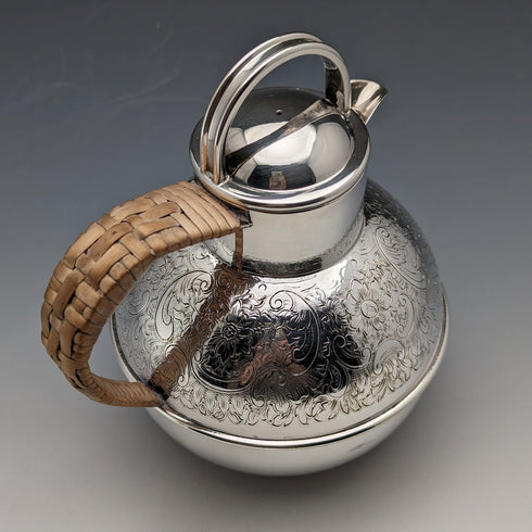 British Vintage Silver Plated 1 Pint Jersey Jug